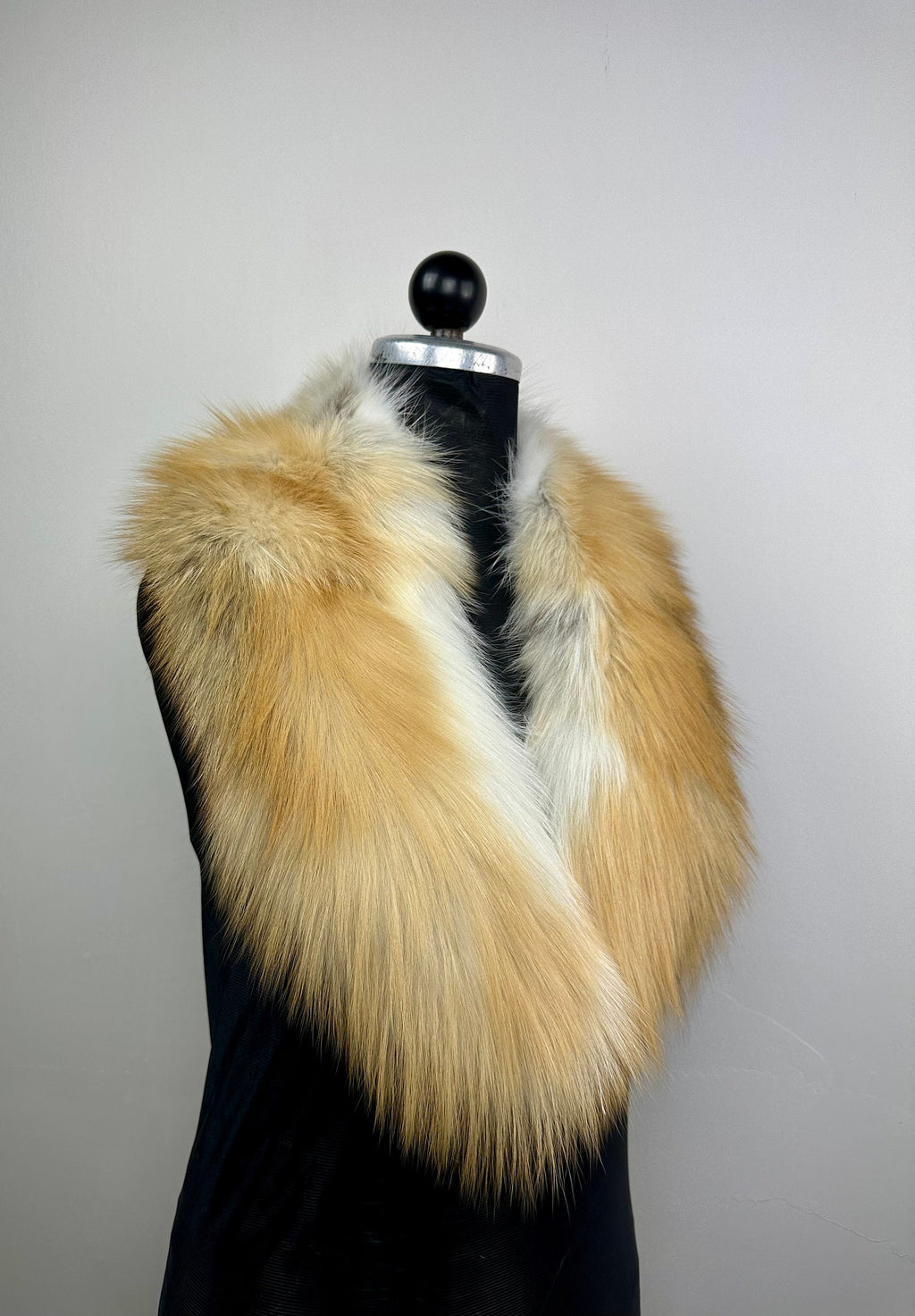 Genuine Golden Fox Collar, Luxury fur stole