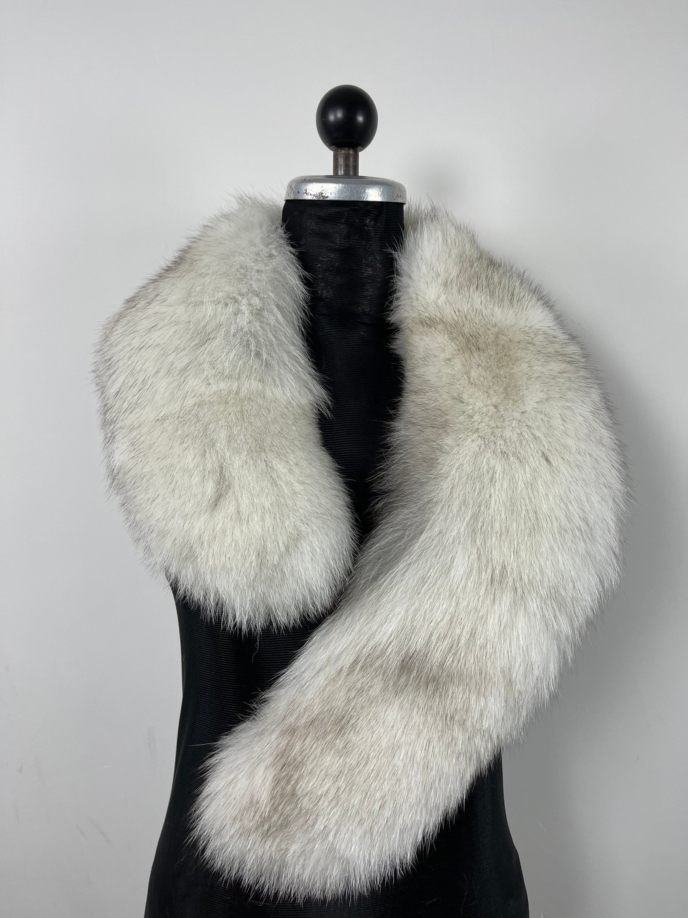 Luxury Fox Fur Collar – Real Fur, Handmade in Greece, Elegant Neck Accessory