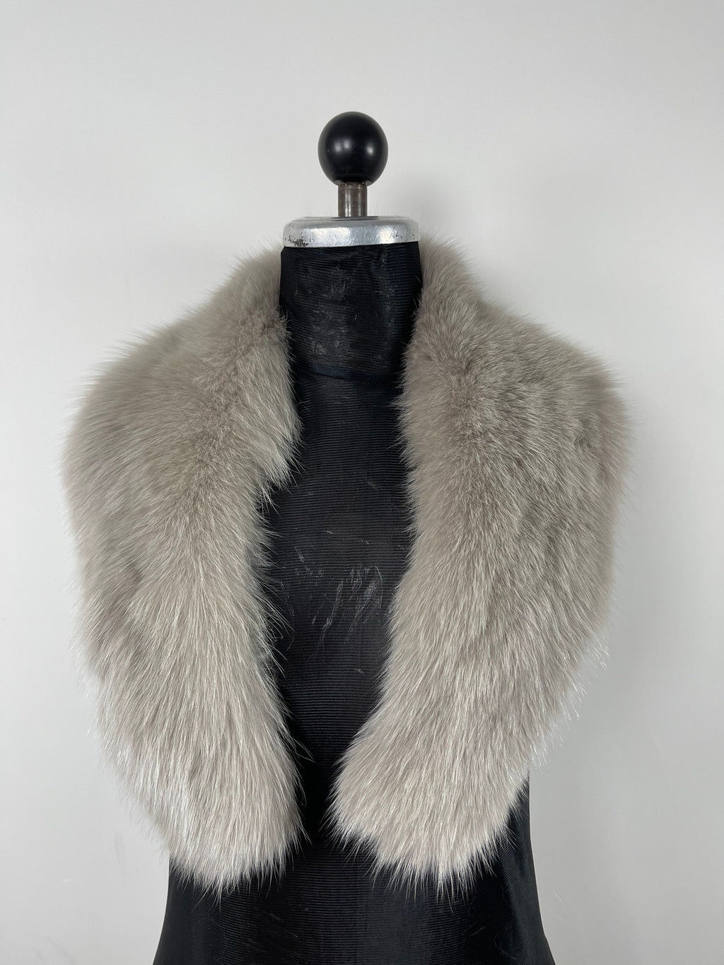 ray Fox Fur Collar – Real Fur Collar, Handmade in Greece, Luxury Fur Neck Accessory