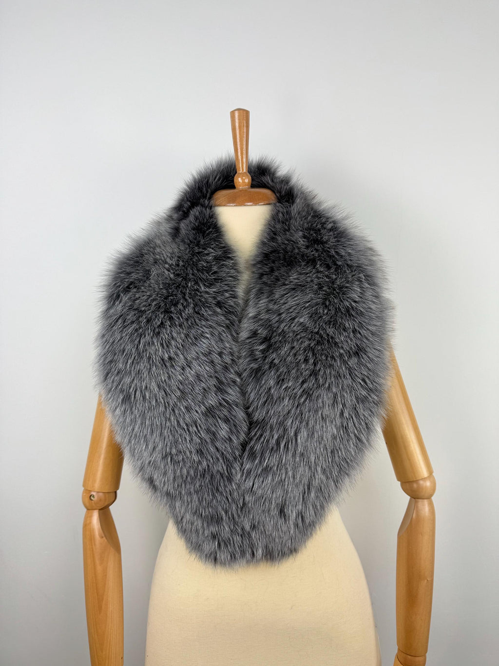 Real Fox Fur Collar – Handmade in Greece, Luxury Fur Neck Accessory for Women
