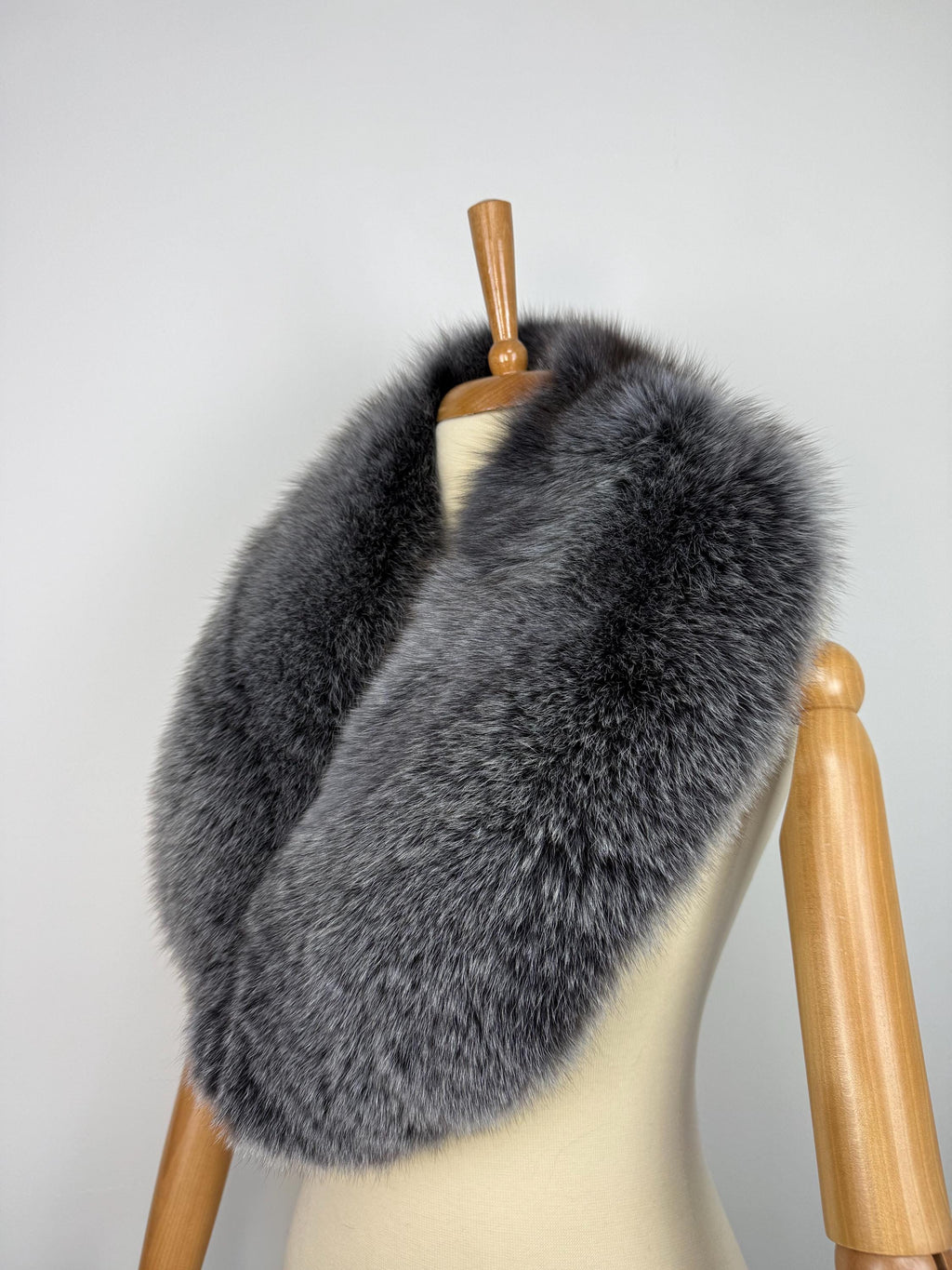 Luxury Fox Fur Collar – Real Fur, Handmade in Greece, Elegant Neck Accessory