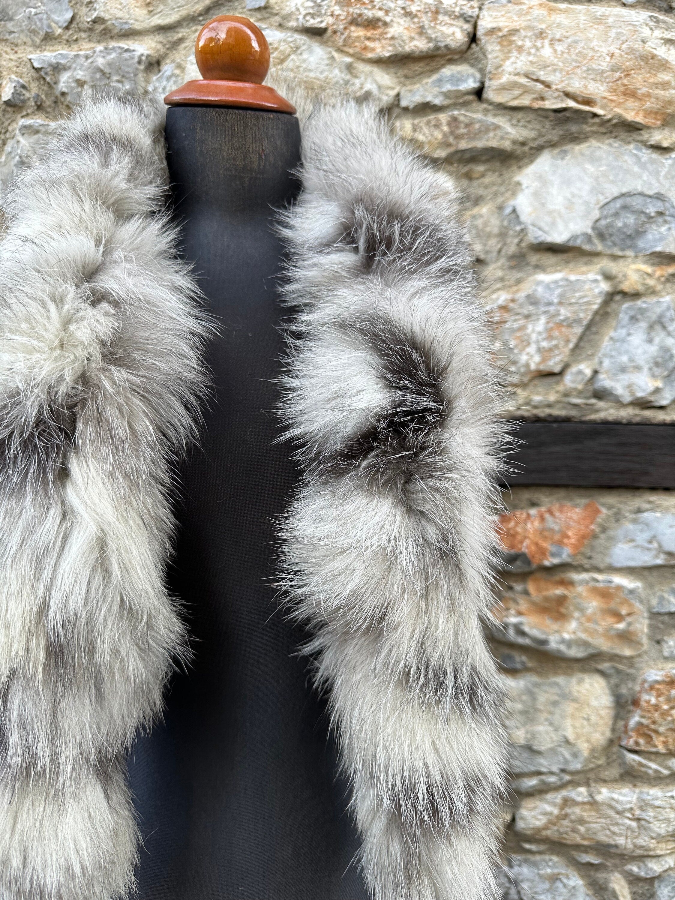 Real Fox Fur Scarf: Warm Winter Neck Wrap