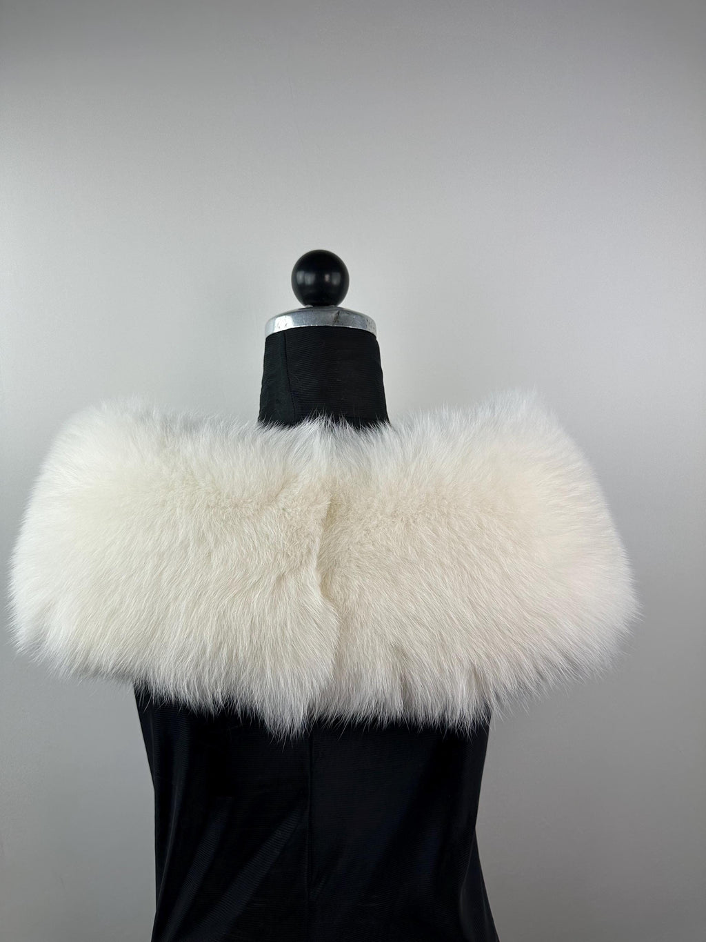 White Fox Fur Collar: Luxury Fur Bridal Stole