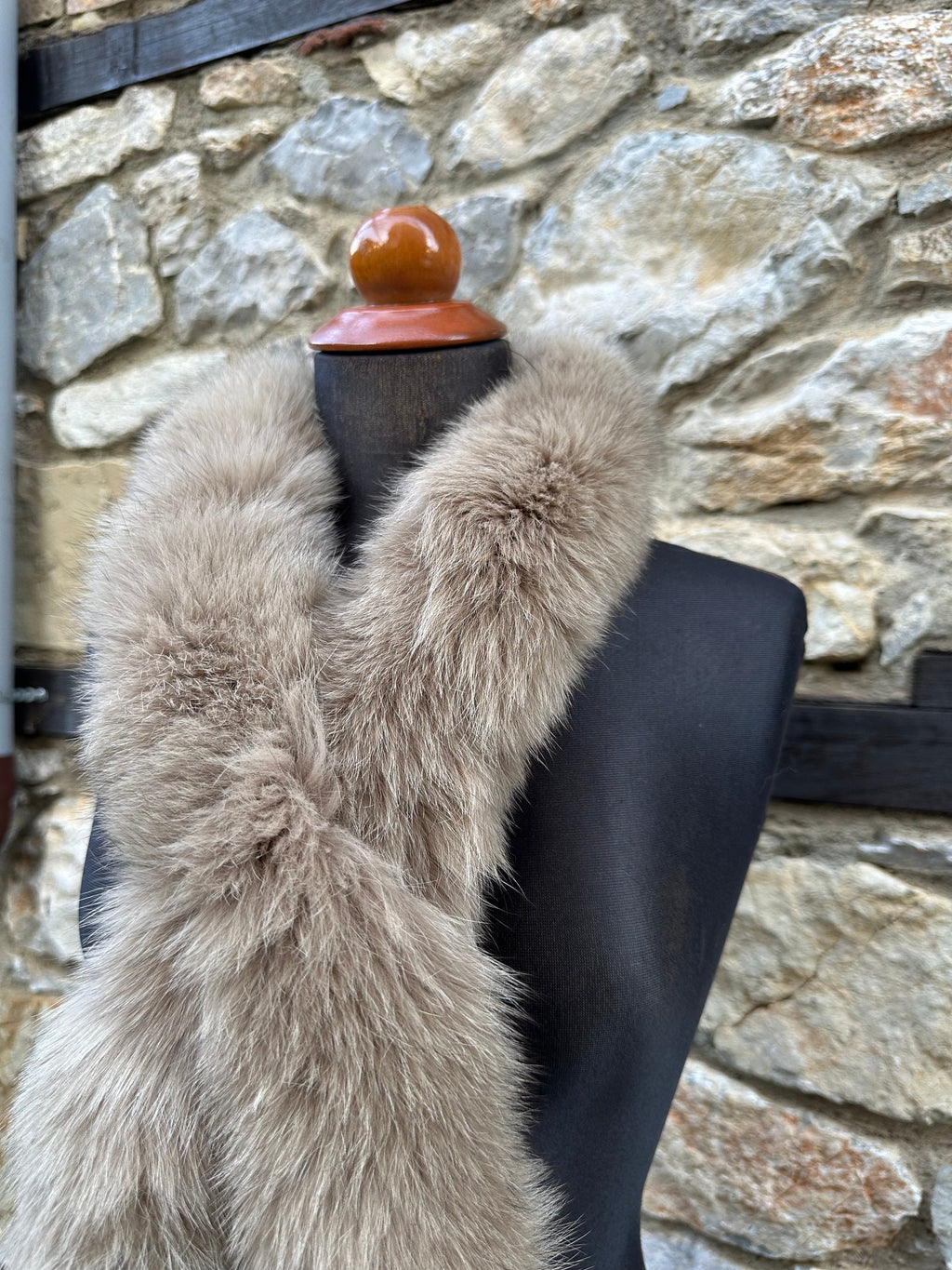 Real Fox Fur Scarf: Luxury Fur  Neck Wrap