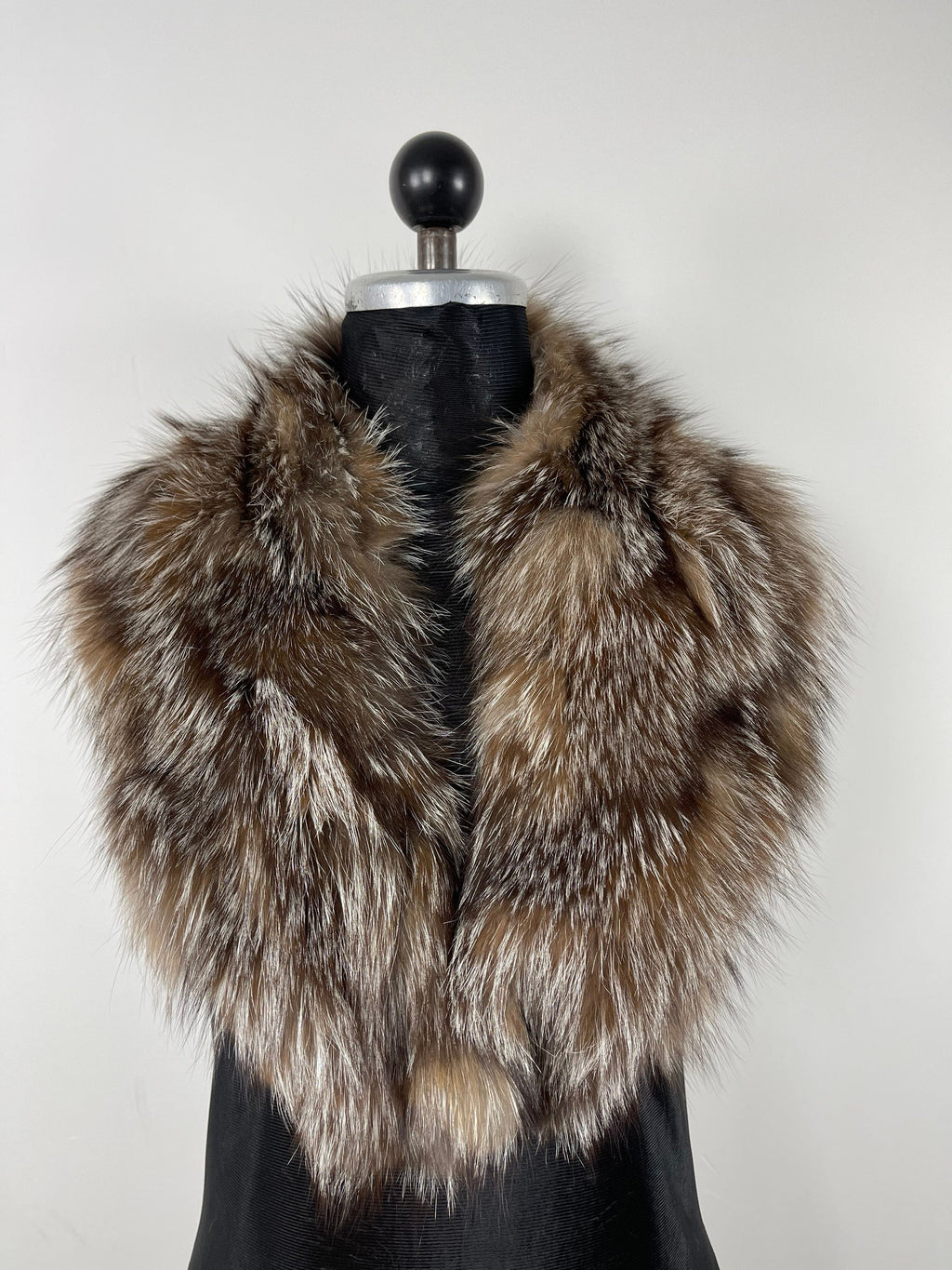 Fox Fur Collar – Real Fur Collar, Handmade in Greece, Luxury Neck Accessory