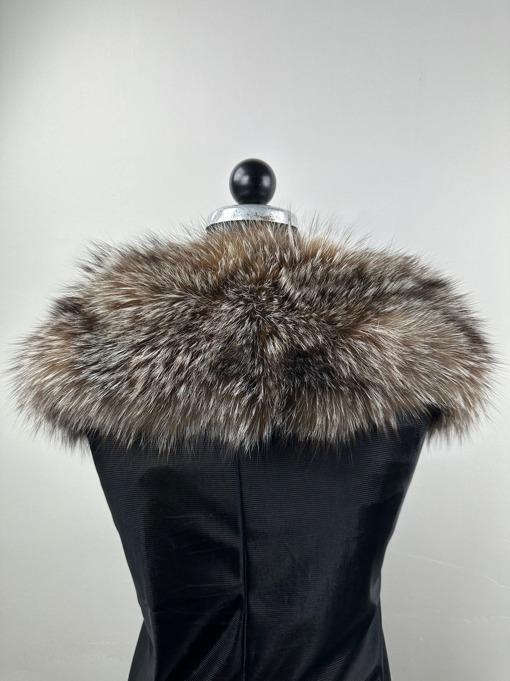 Crystal Fox Fur Collar – Real Fur Collar, Handmade in Greece, Luxury Neck Accessory