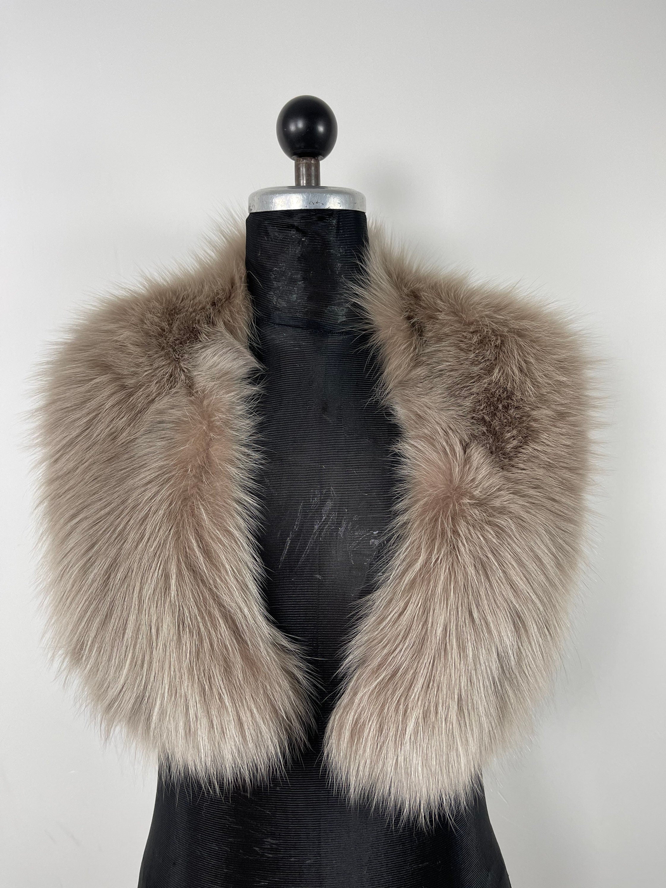 Genuine Fox Fur Collar: Handmade Fur Stole