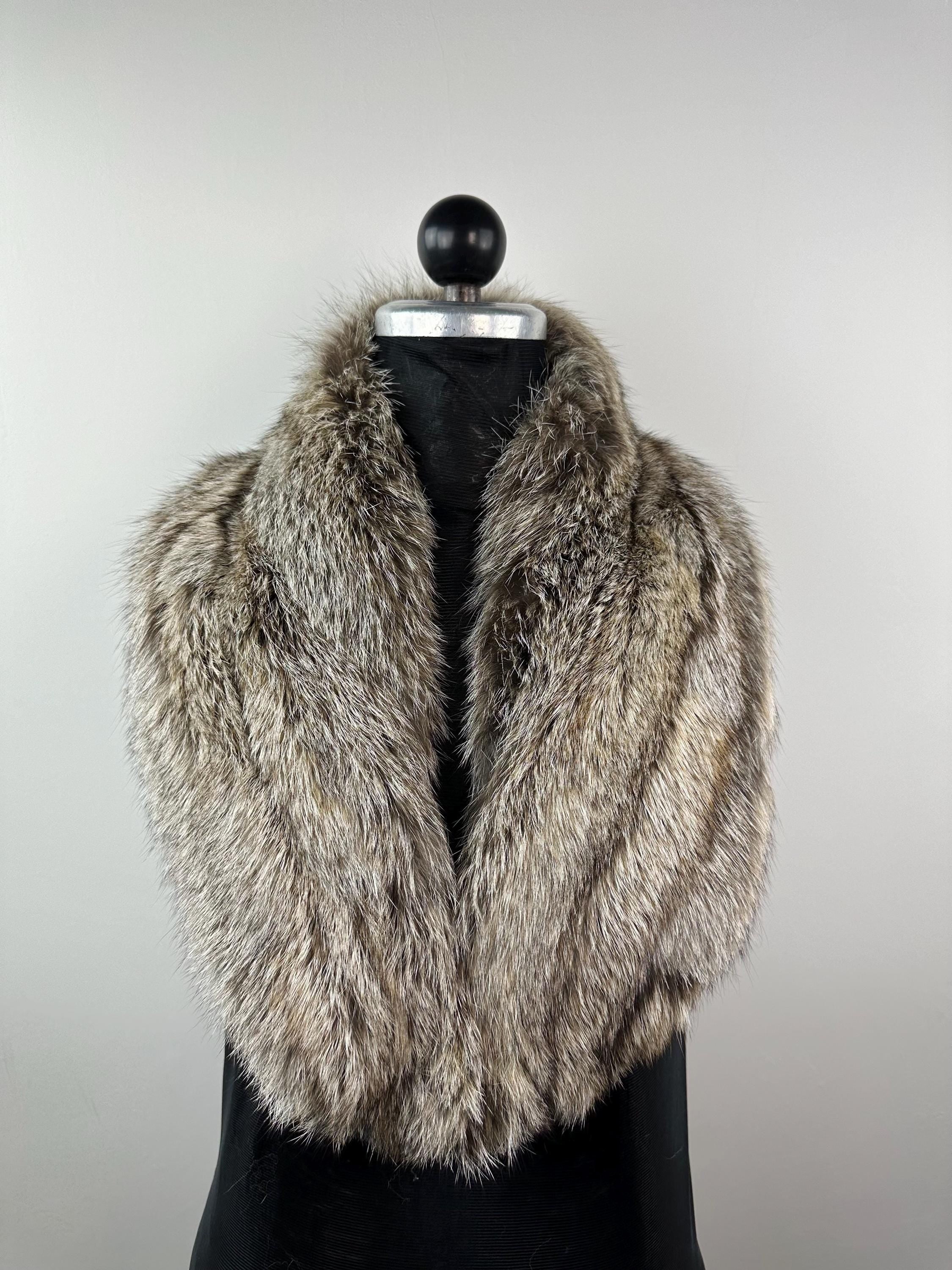 Genuine Fox Fur Collar: Luxury Fur Stole