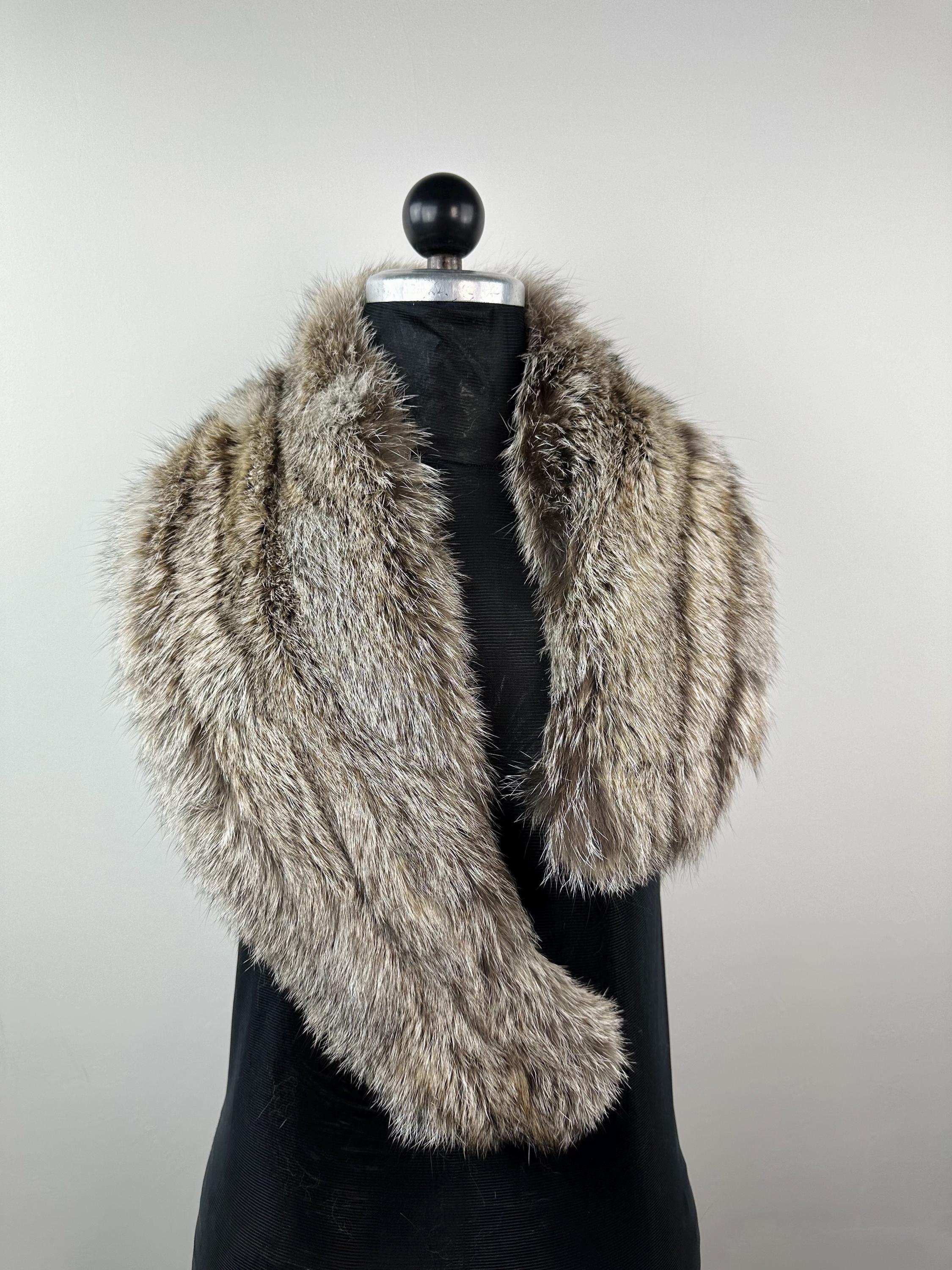 Genuine Fox Fur Collar: Luxury Fur Stole