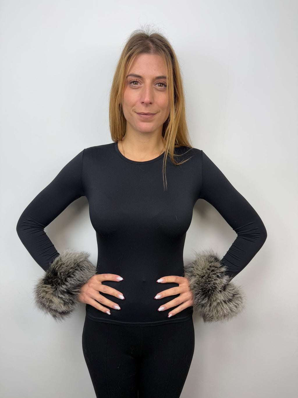 Real Fox Fur Cuffs: Handmade Fluffy Wrist Warmers (Set of Two)