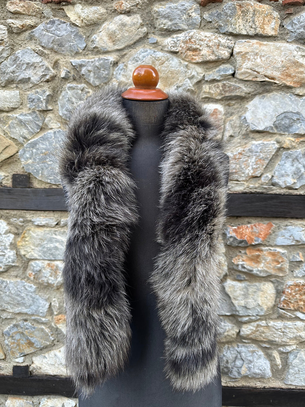 Stylish Real Fox Fur Scarf: Luxury Fur Fluffy Neck Wrap