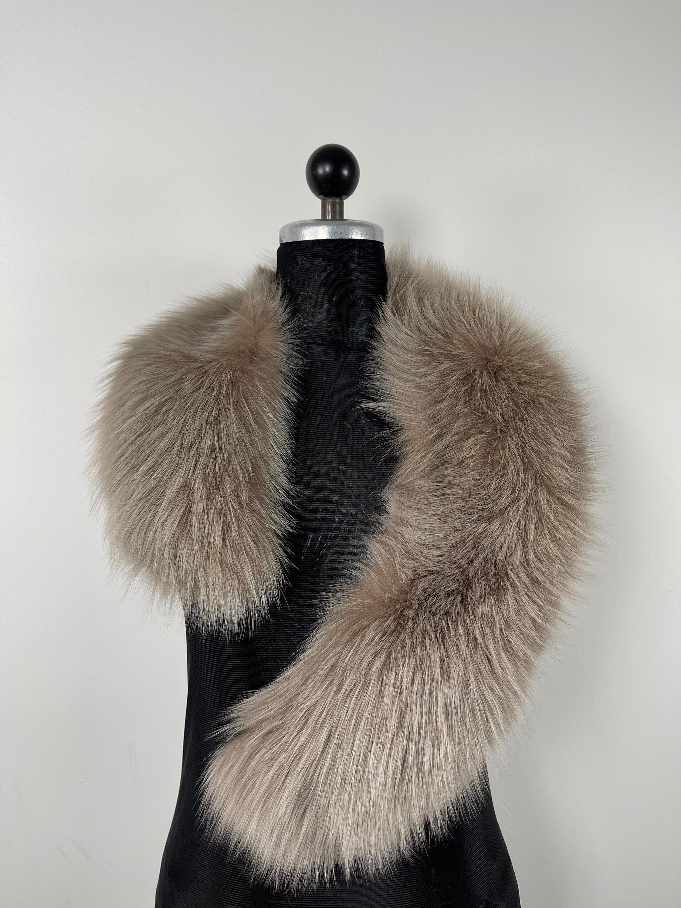 Genuine Fox Fur Collar: Handmade Fur Stole