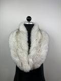 Genuine Fox Fur Collar: Handmade Fluffy Fur Stole