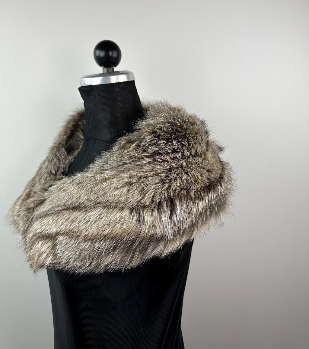 Genuine Fox Fur Collar: Luxury Fur Stole