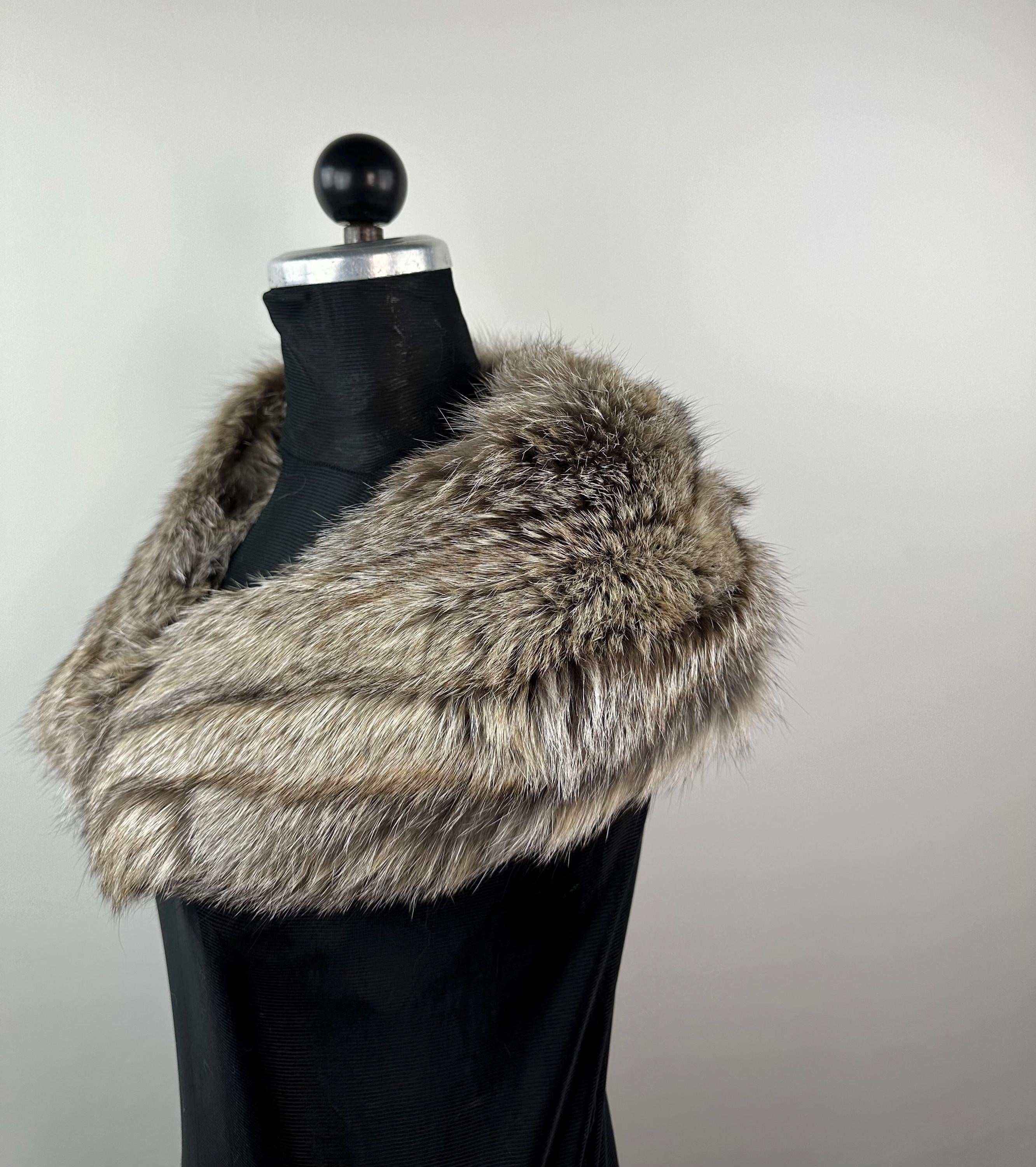 Genuine Fox Fur Collar: Luxury Fur Stole