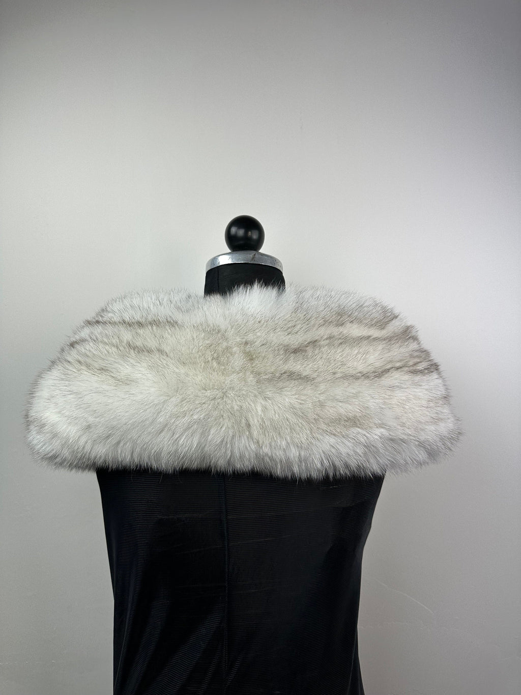Genuine Fox Fur Collar: Handmade Fluffy Fur Stole