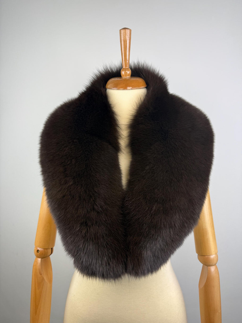 Genuine Brown Fox Fur Collar: Quality Fur Stole