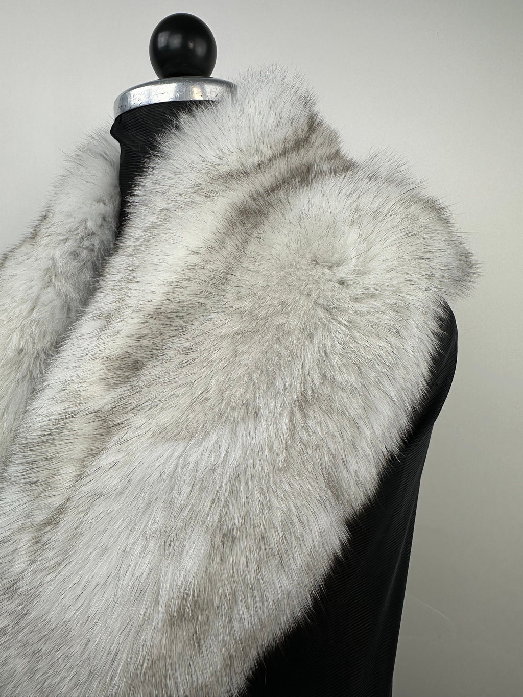 Genuine Fox Fur Collar: Handmade Fluffy Fur Stole