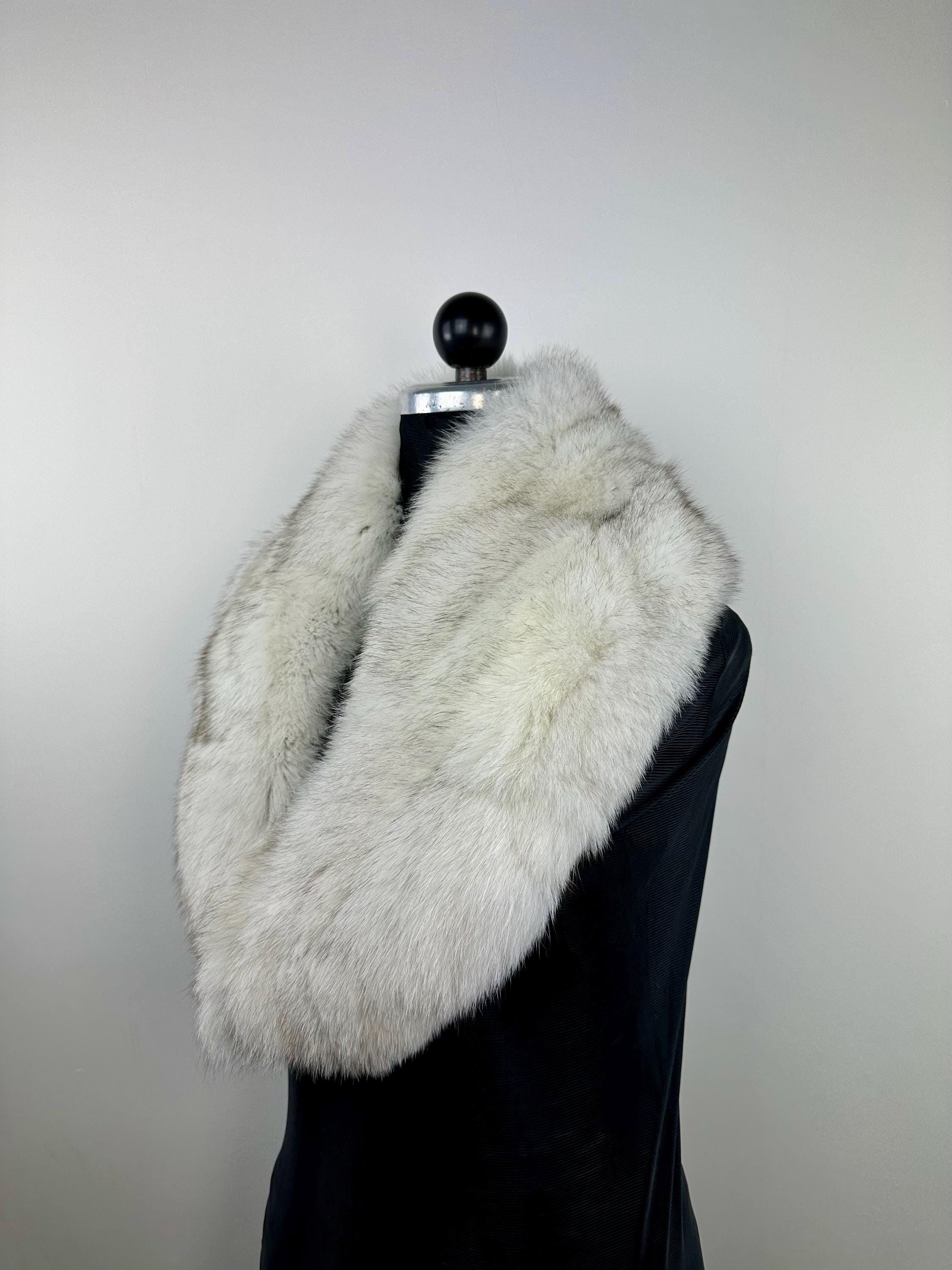 Fox Fur Collar – Real Fur Collar, Handmade in Greece, Luxury Neck Accessory