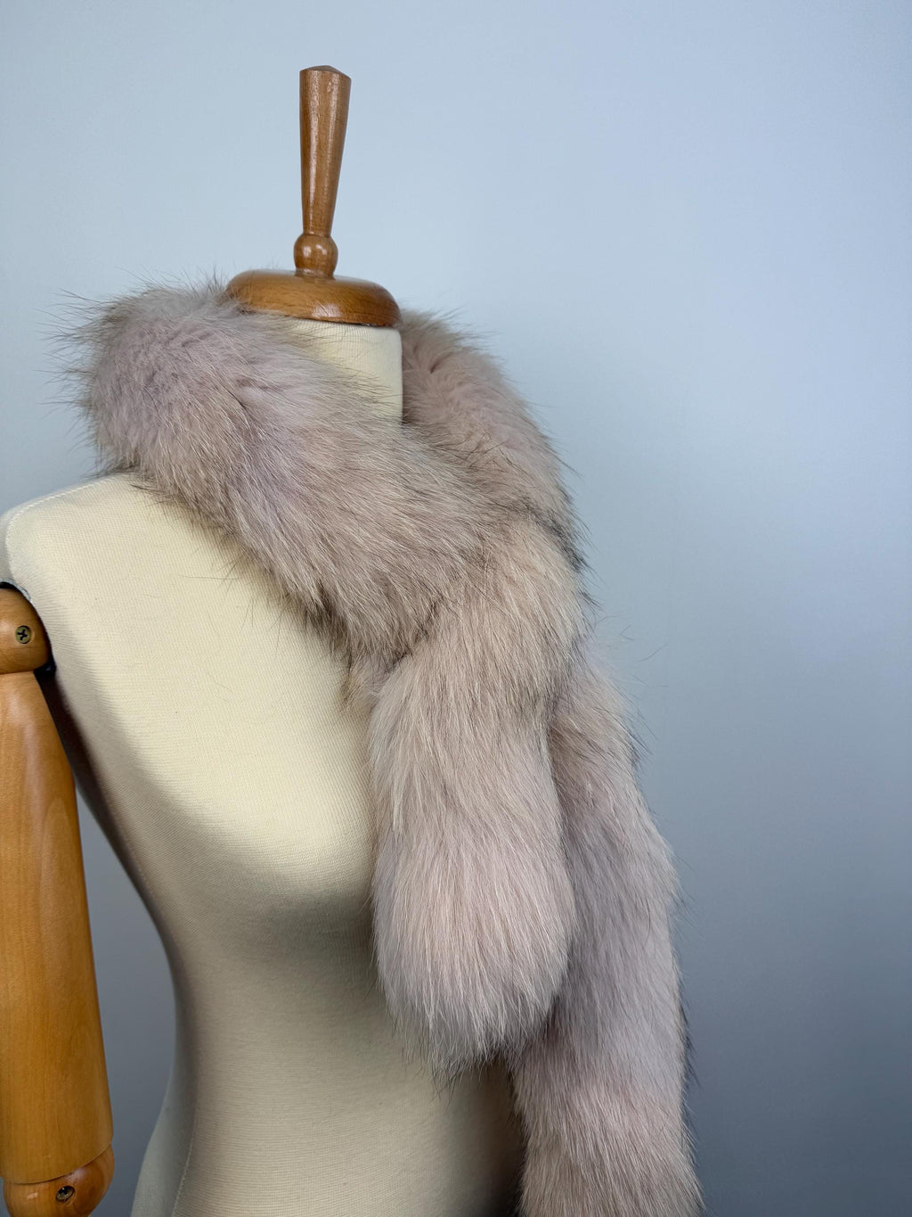 Fox Fur Scarf – Real Fur Scarf, Handmade in Greece, Luxury Winter Scarf